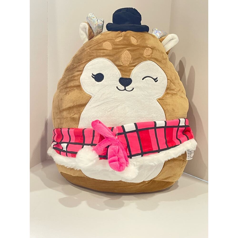 NWOT Easfan Squishmallows 14” Christmas Reindeer - Picture 4 of 6
